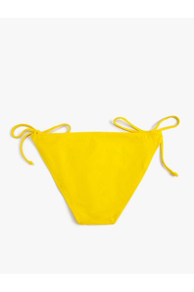 Koton Brasilianische Basic-Bikinihose mit seitlichem Bindedetail