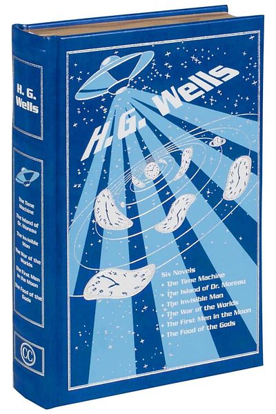 Kolektif Kitap H. G. Wells: Six Novels - (Leather-Bound Classics)