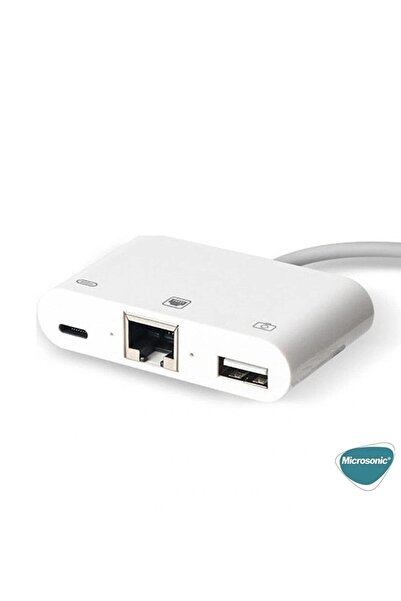 Pmr İphone Lightning Etherent Çevirici - Usb Girişi