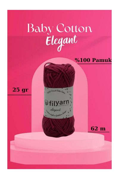Filyarn Oeko-Tex Certified 25 γραμμάρια βαμβακερό νήμα μωρού - Γιλέκο και σετ 4 τεμαχίων