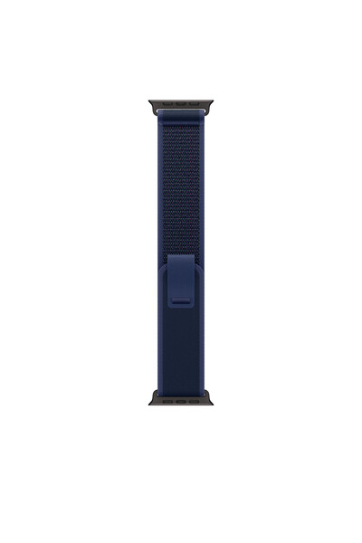 Apple Λουράκι ρολογιού 49mm, Μπλε Trail Loop, Μαύρο Φινίρισμα Τιτανίου - S/M