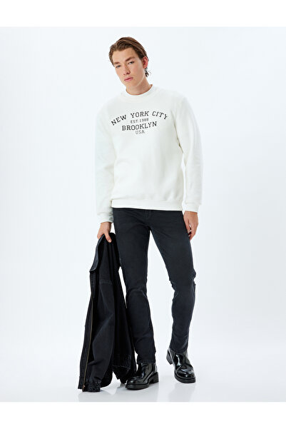 Koton Brad Anthrazit Herren-Jeanshose 5WAM40082ID