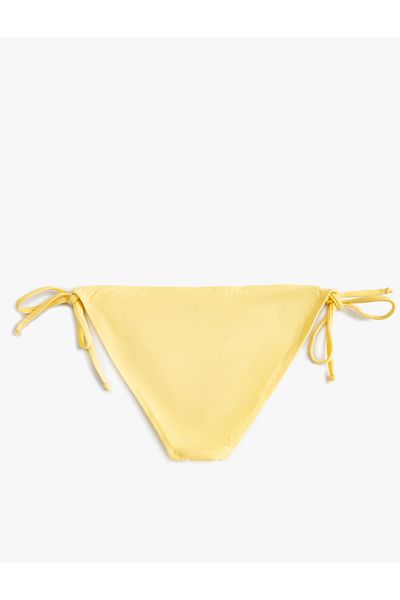 Koton Brasilianisches Bikinihöschen mit Bindedetail – Basic an den Seiten