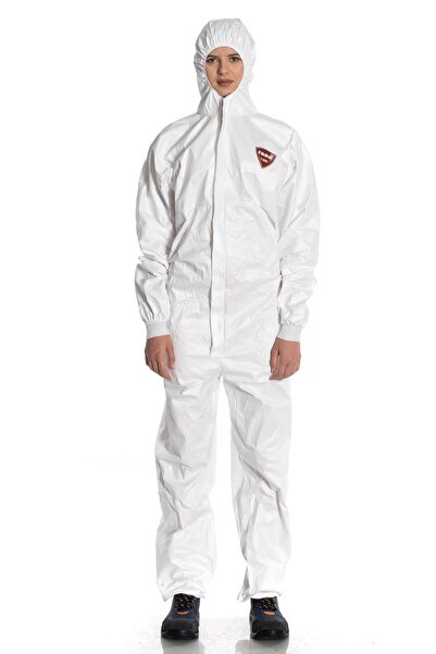 FABA T-535-Beyaz-L Lamineli Tulum