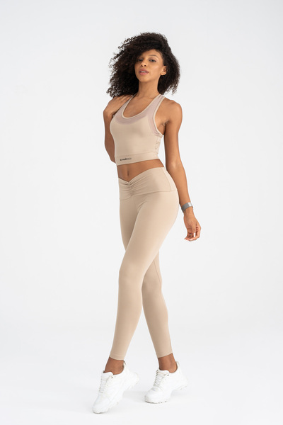 gymxprofit Το ελαστικό μπροστινό συγκεντρωμένο αθλητικό καλσόν δεν είναι σετ