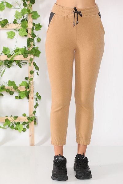 Alışveriş Sokağı FleEcE SwEatpants - ΔΕΡΜΑΤΙΝΗ λεπτομέρεια τσέπης