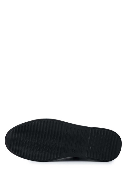 Tamer Tanca Kadın Hakiki Deri Siyah Rugan Casual Bot