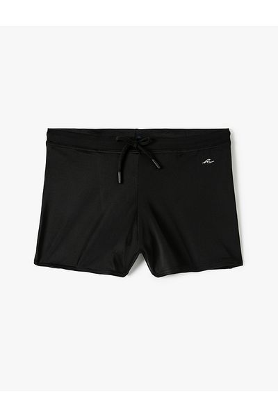 Koton Kurze Badeshorts mit Bindegürtel