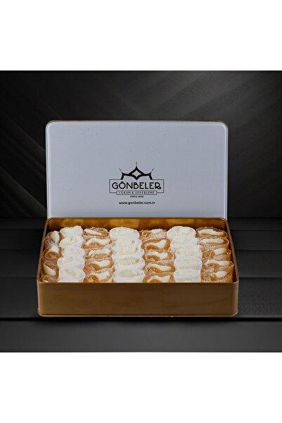 Gönbeler Özel Metal Kutu Kaymaklı Lokum Karışık 1000 GR