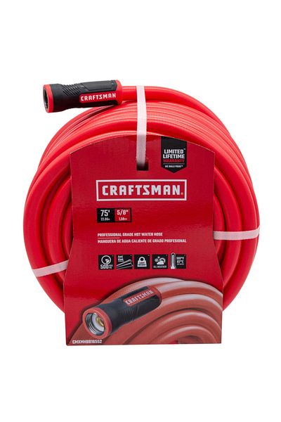Orbit خرطوم الماء الساخن الاحترافي من Craftsman مقاس 5/8 بوصة × 75 قدمًا