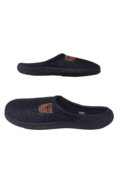 GEZER Ανδρικές ορθοπεδικές παντόφλες σπιτιών - Μαύρο γκρι σχέδιο, GZEER202-302