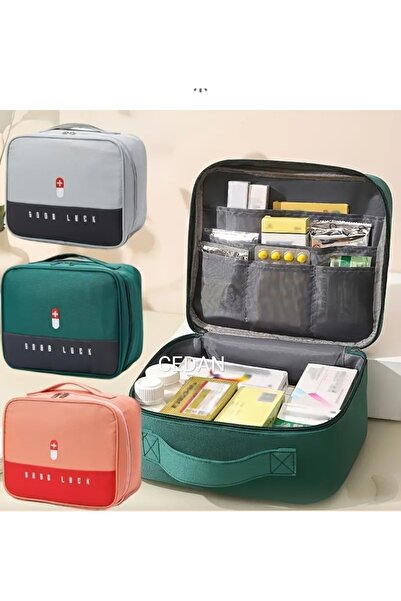 CEDAN 3 Adet Elde Yıkanabilir Seyahat Ilaç Ve Ilk Yardım Çantası