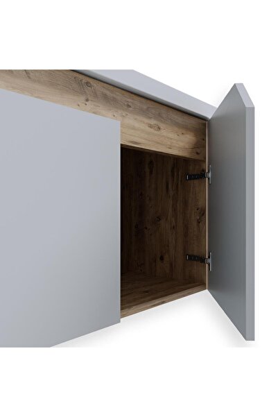 TETA HOME Napoli 65 Cm Mdf Banyo Dolabı Seti + Boy Dolabı