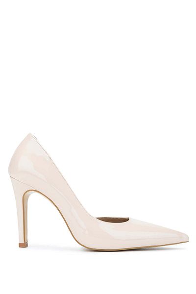 Tamer Tanca Women's Vegan Beige Heeled Shoes