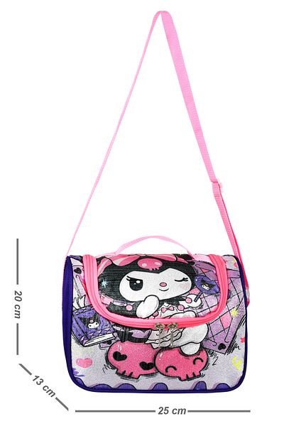 Roxy Glitter Kuromi Thermal Thermal Insulated Lunch Box