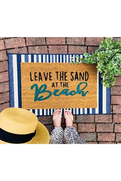 DefLife Home Leave The Sand At The Beach Door Front Koko Mat