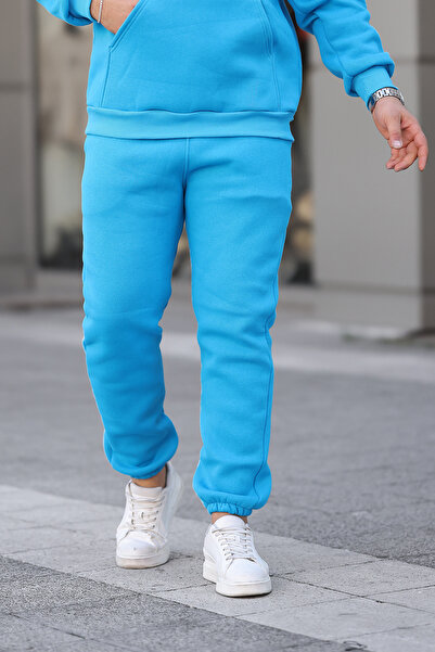 YAKAMEL Ανδρικό χειμερινό παντελόνι φόρμας Jogger με φαρδιά γραμμή, υπερμεγέθ...