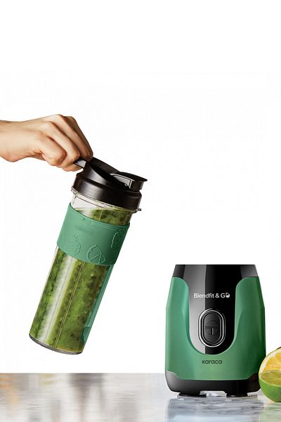Karaca Blendfit Go Smoothie - Green Compartment Blender Set