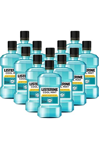 Listerine Cool Mint Oral Plaque Reduction Antiseptic Daily Mouthwash Mini (250ml)