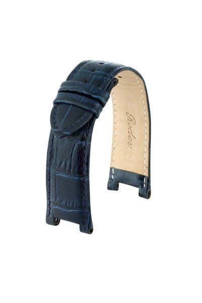 RODER R4119S Leather Strap - D.Blue - 22mm