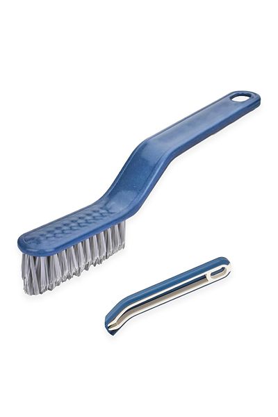 MAROKEN 1 Piece Multi-Purpose Cleaning Brush with Tweezers - Kitchen Sink Jointed Squeezer Mop