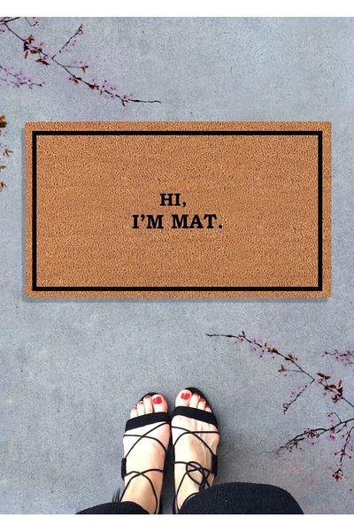 DefLife Home Hi, I Am MatDoor Front Koko Mat