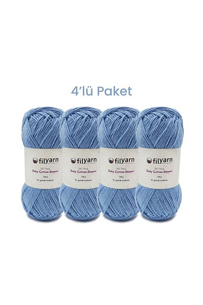 Filyarn Βρεφικό βαμβάκι, 100 γρ., Σετ, Σχοινί Punch, Σχοινί για μποτάκια, Σχοινί μοτίφ, Σχοινί Amigurumi, Σχοινί σάλι, Ποντσάκι