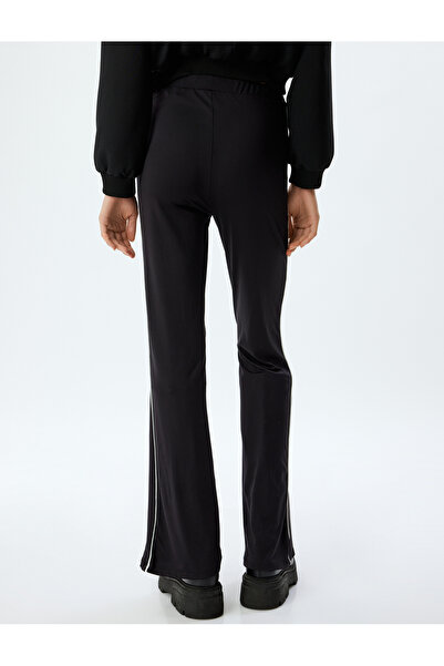 Koton İspanyol Paça Tayt Pantolon Beli Lastikli Slim Fit