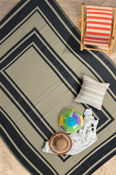 Konfor Halı Savana XL Plaj Kamp Karavan Piknik Bahçe Halısı Balkon Teras Hası...