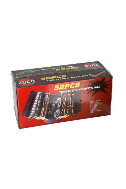 Zuco 58-Piece Convinient Storage Tool Kit with Metal Box