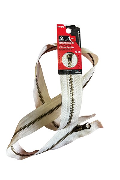 ÖZ-EL AŞ Kremrengi Mont Fermuarı Metal 70 Cm 800 645