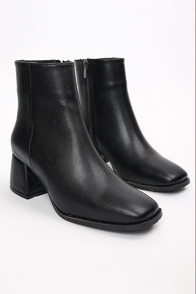 Liza Shoes Cizme cu toc cu fermoar lateral pentru femei HAVEN A005-K2005