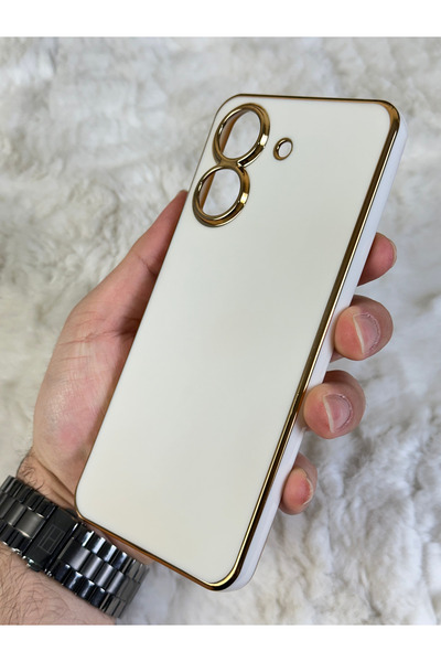 Vip Case Xiaomi Redmi 13C - Dirt-Repellent Wipeable Glossy Camera Protected Silicone Bark Case