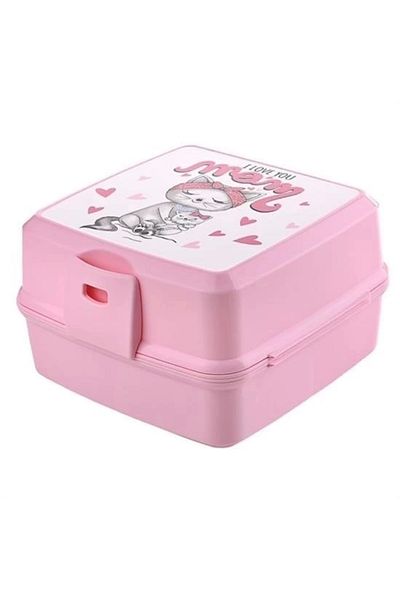 Norino Automatic Lunch Box with Spoon and Fork 4 Compartments Children's Lunch Box Storage Box