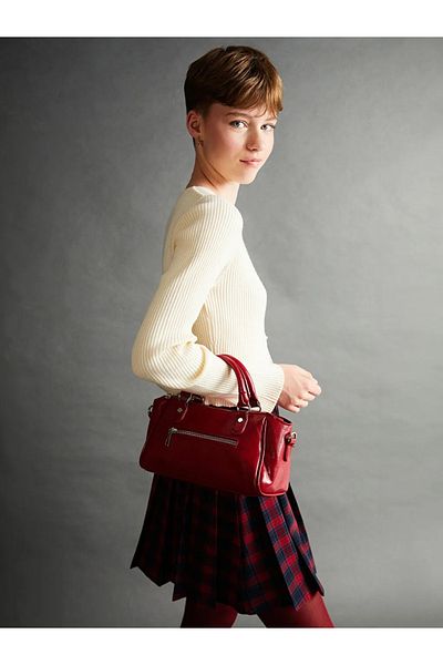LC Waikiki ACCESORII LCW Geantă de umăr pentru femei cu curea detașabilă roșu Claret
