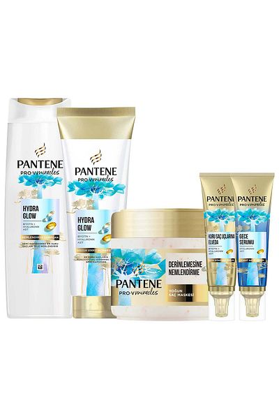 Pantene Miracles Hydra Glow 300ml - Shampoo, Conditioner, Mask and Serum