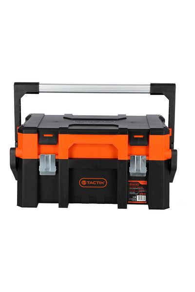 Tactix Multi-Compartment Cantilever Tool Box with Ergonomic Handle
