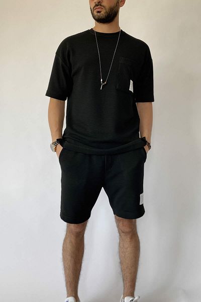 Alışveriş Sokağı Sports Shorts and T-shirt Set