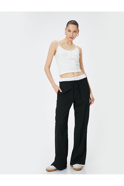 Koton Cotton Slim Fit Athlete - With Buttons and Straps