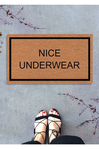 DefLife Home Nice Underwear Door Front Koko Mat