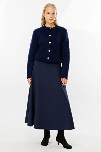 Hooopstore Scuba Skirt - Navy Blue