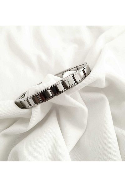 bijoux uniques Steel I Letter Italian Bracelet
