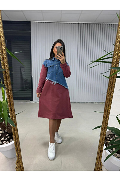 caddstore Dr 2452 Kot Montlu Sweat Elbise