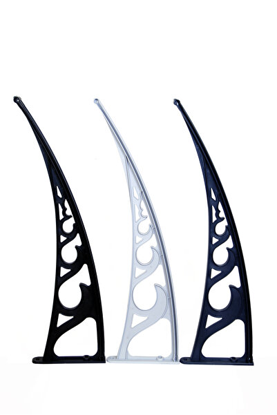 Genel Markalar Pratik Sundurma Kapı Pencere Üstü 100x360 cm Antrasit Gri 6 mm Levhalı