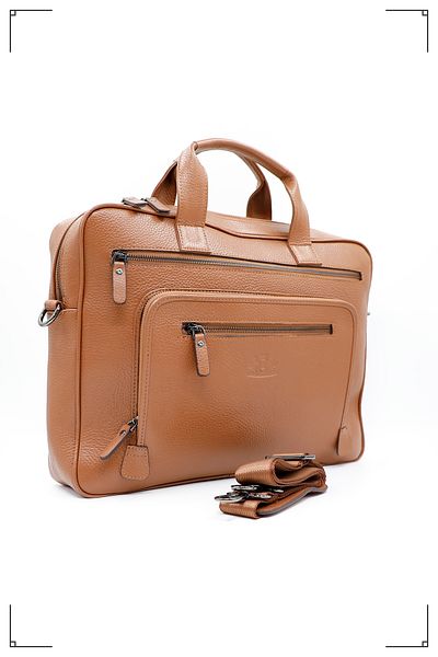 Derimo Leather حقيبة جلدية أصلية وحقيبة كمبيوتر محمول