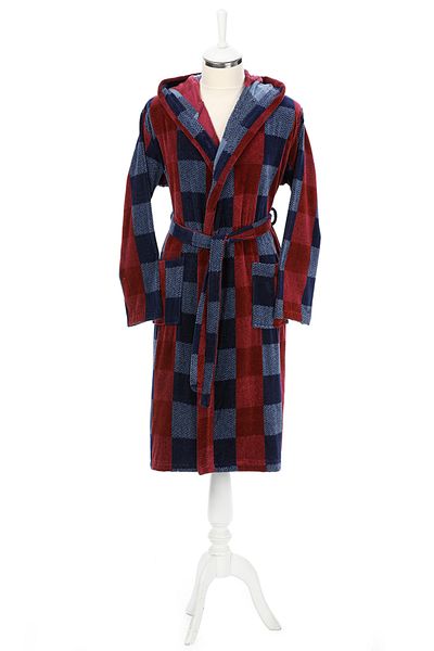 Özdilek Hawaii Troy Velvet Hooded Bathrobe