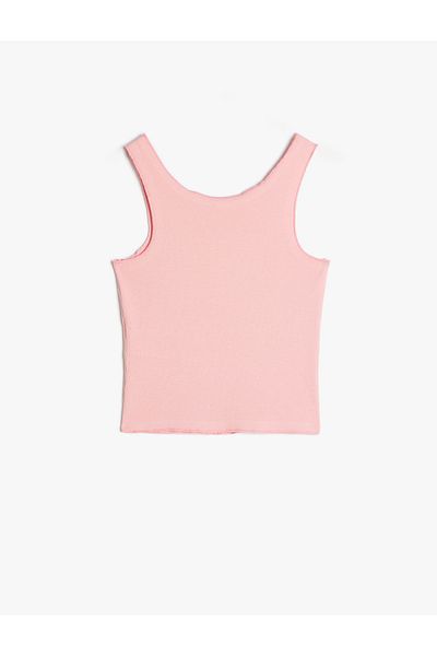 Koton Cotton Sleeveless Basic Tank Top - Ribbed