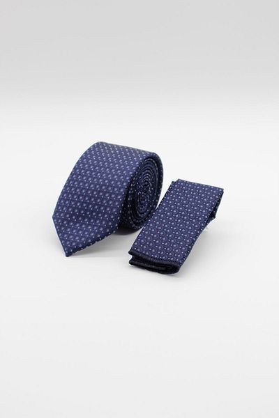 İmza Cravată cu model bleumarin închis 1090240137