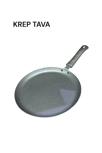 Bayev Nirvana 25 cm Gray Crepe Pan - Granite Coated Crepe Omelet Pan