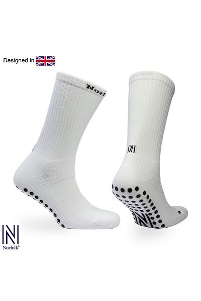NORFOLK Спортни чорапи Lizard White Multi-Sport с неплъзгаща се подметка